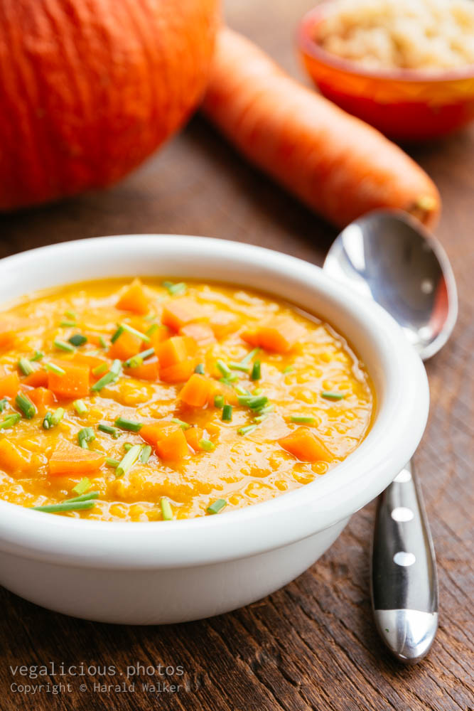 Stock photo of Pumpkin Parsnip Soup