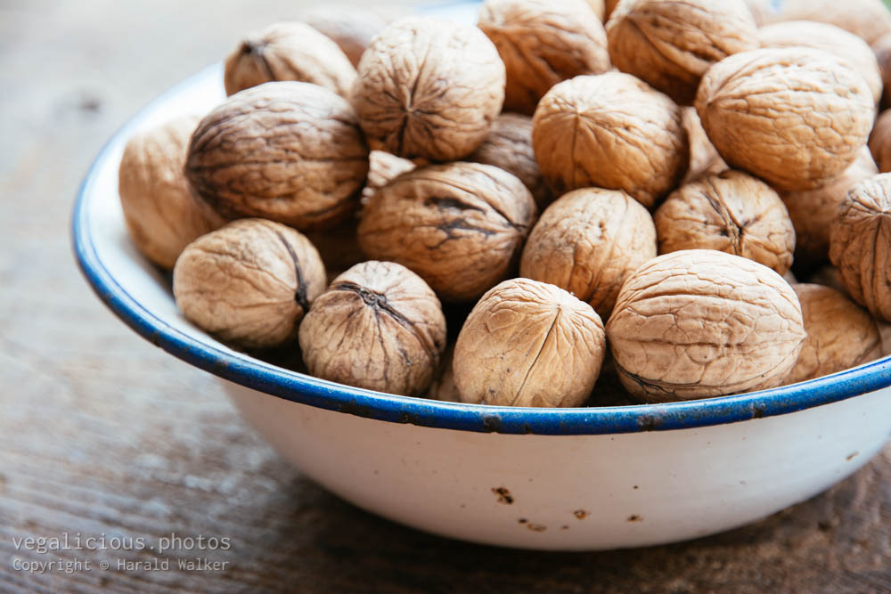 Stock photo of Organic walnuts