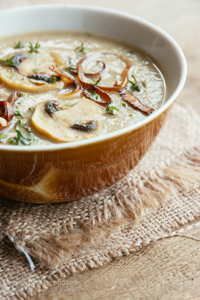 Stock photo of Chestnut Mushroom Soup