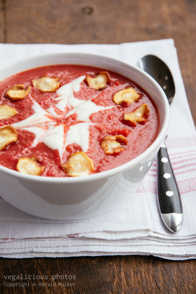 Stock photo of Beet, Parsnip and Apple Soup
