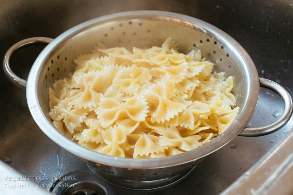 Stock photo of Farfalle pasta