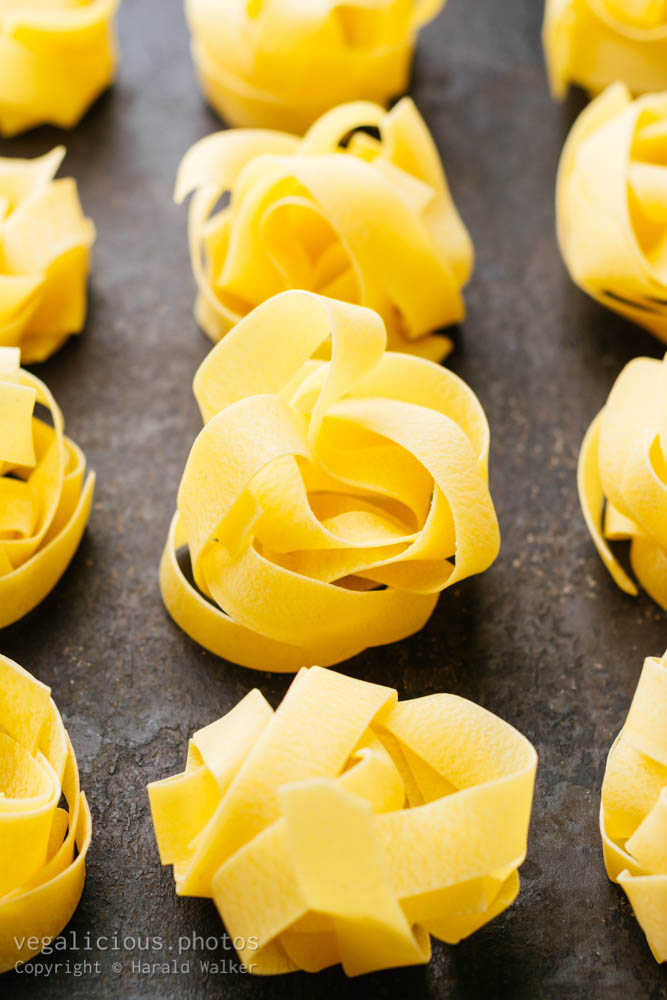 Stock photo of Pappardelle pasta