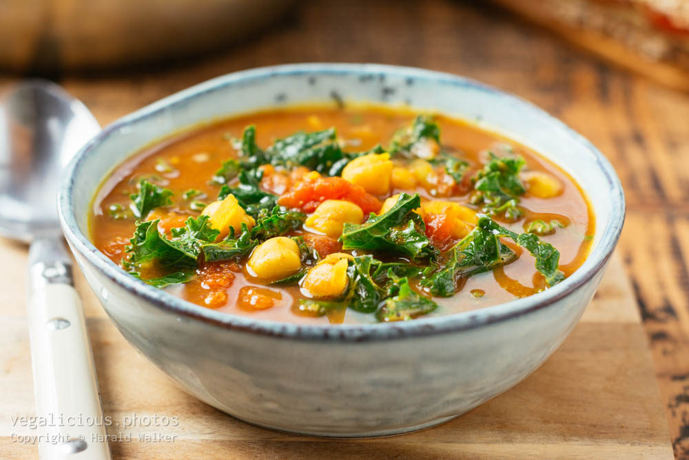 Stock photo of Moroccan Spiced Chickpea Soup