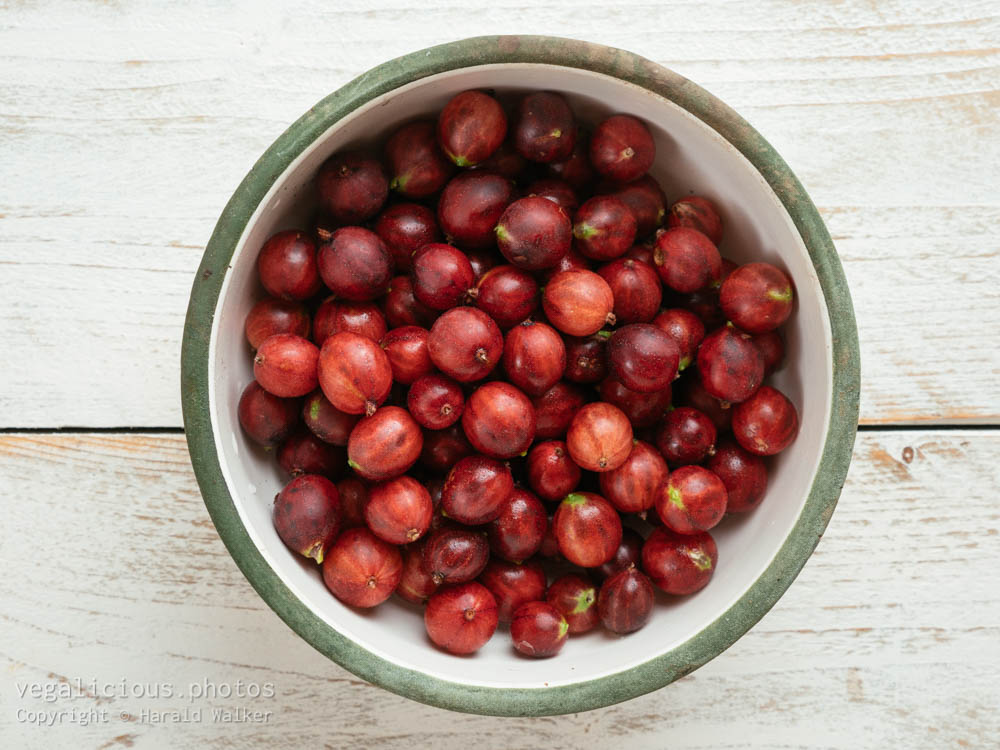 Stock photo of Red Gooseberries