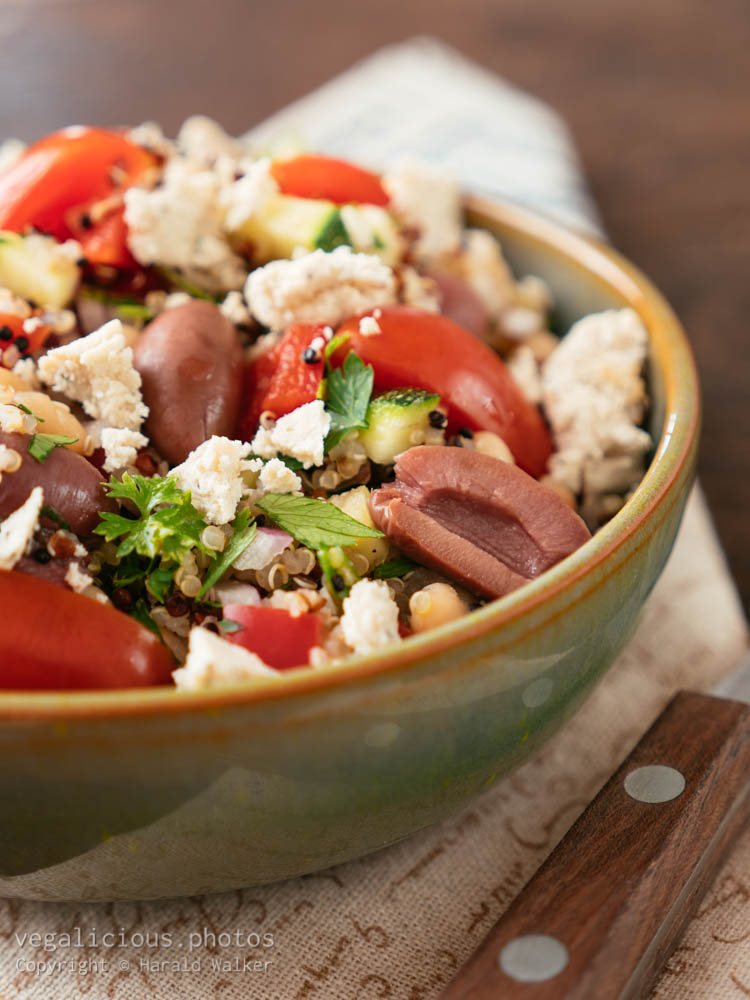 Stock photo of Greek Quinoa Salad