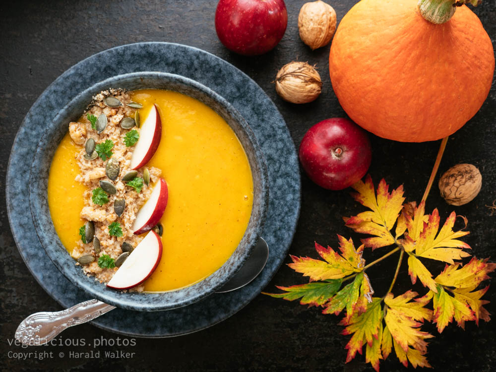 Stock photo of Pumpkin Apple Soup
