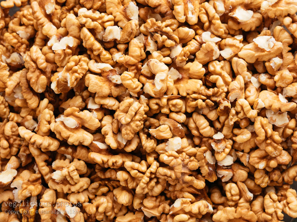 Stock photo of Shelled walnuts