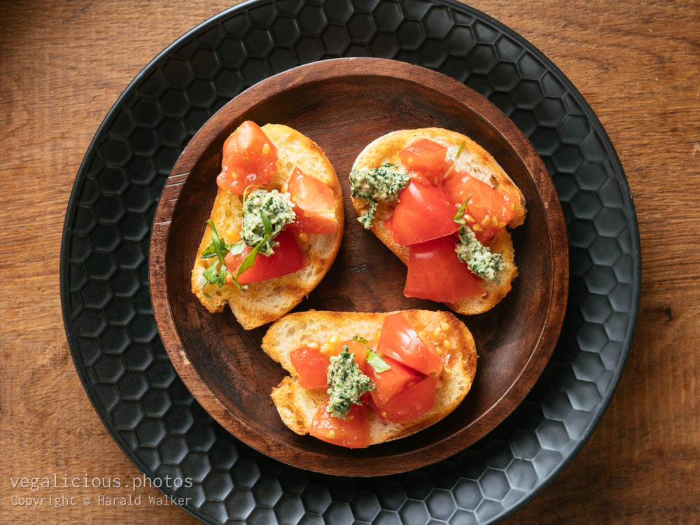 Stock photo of Traditional Tomato Bruschetta