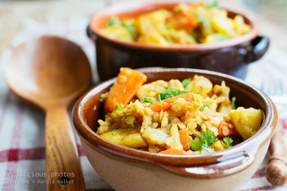 Stock photo of Curried Vegetable with Lentil Stew