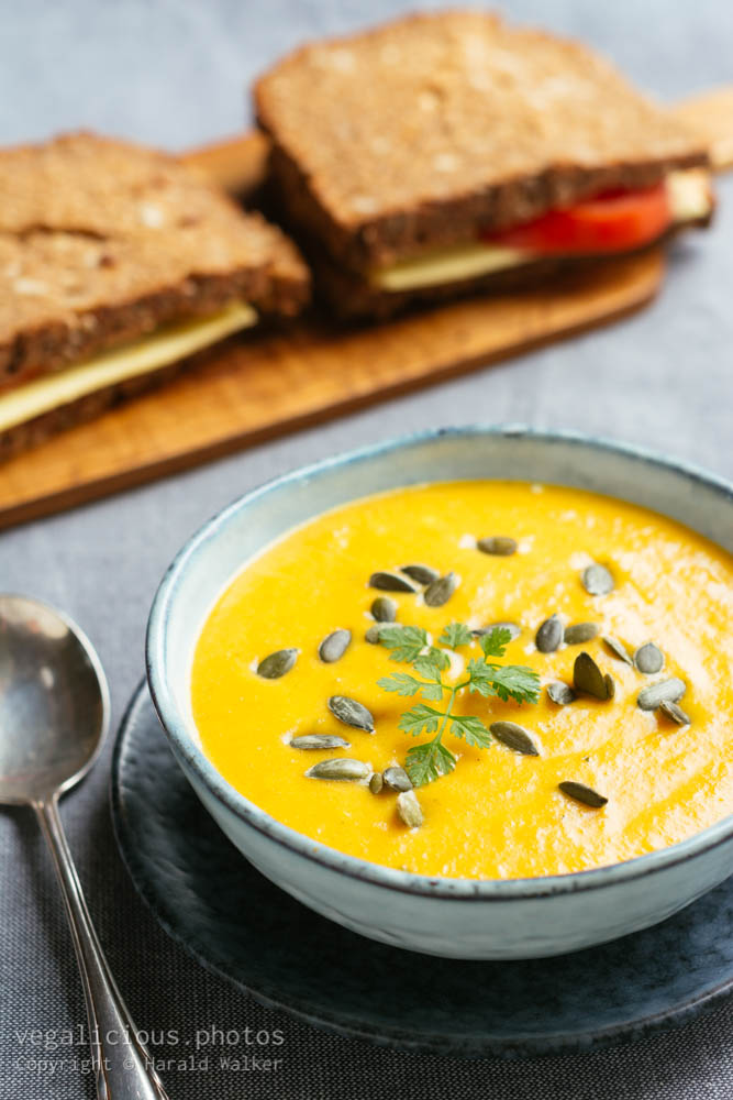 Stock photo of Carrot, Bell Pepper Soup