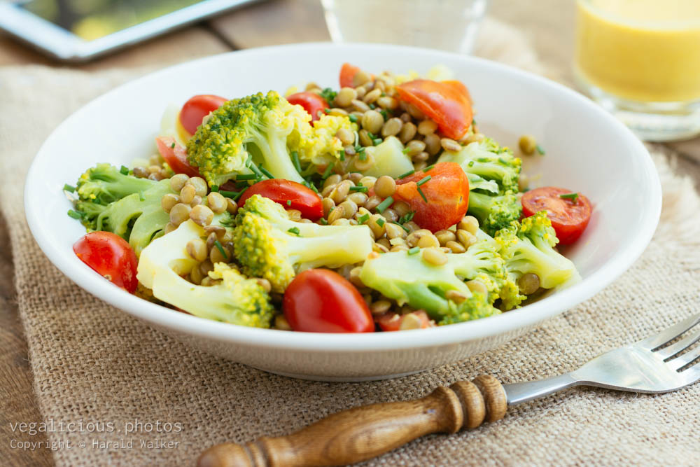 Stock photo of Broccoli Lentil Salad