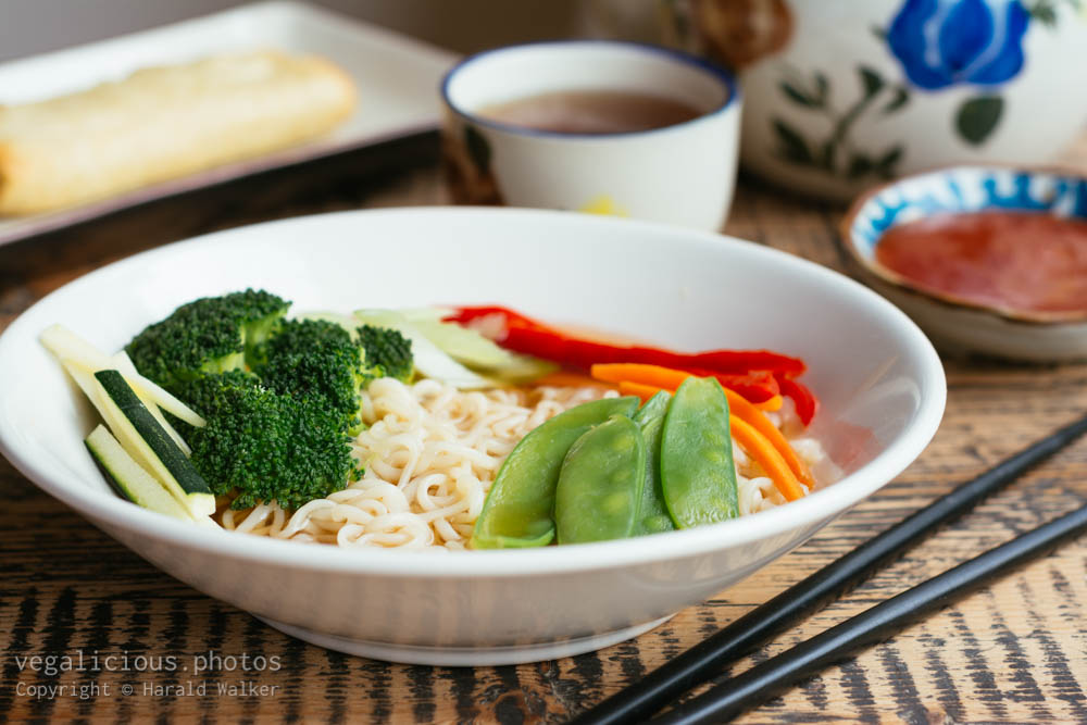 Stock photo of Asian Noodle Bowl with Vegetables