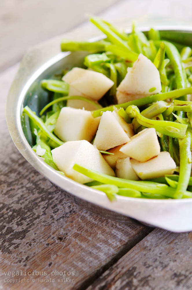 Stock photo of Fresh Green Beans and Pears