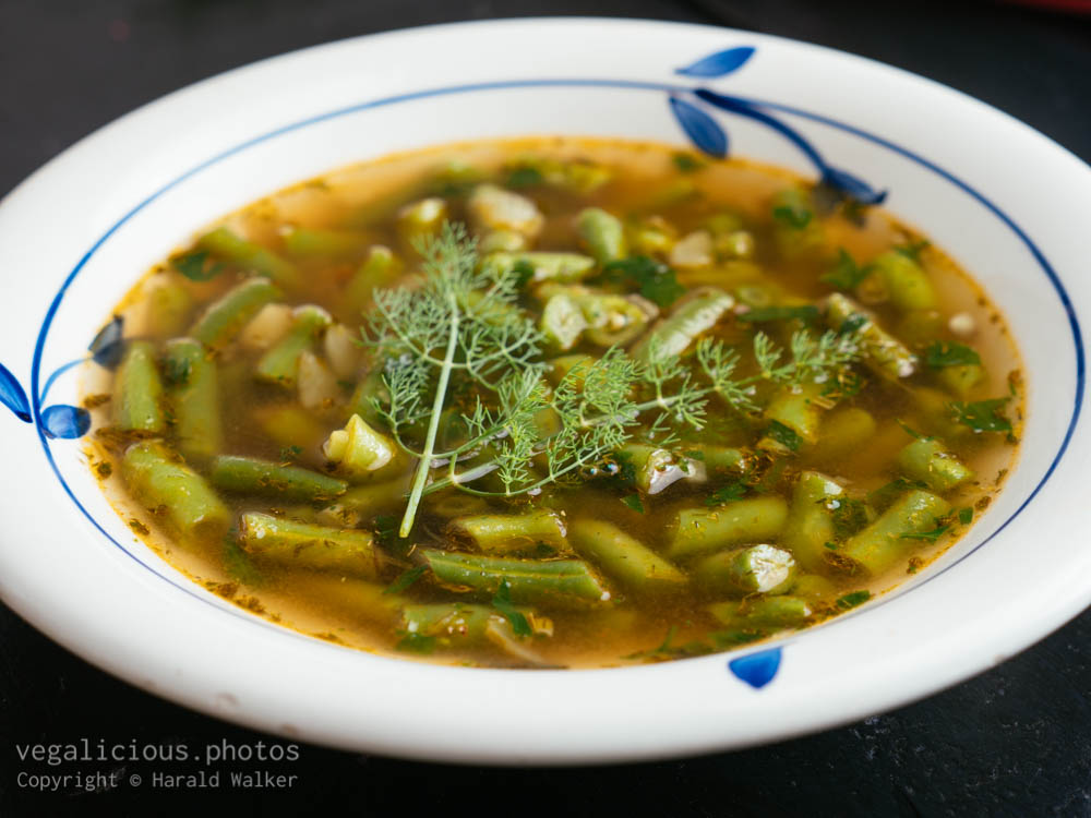 Stock photo of Romanian Green Bean Soup