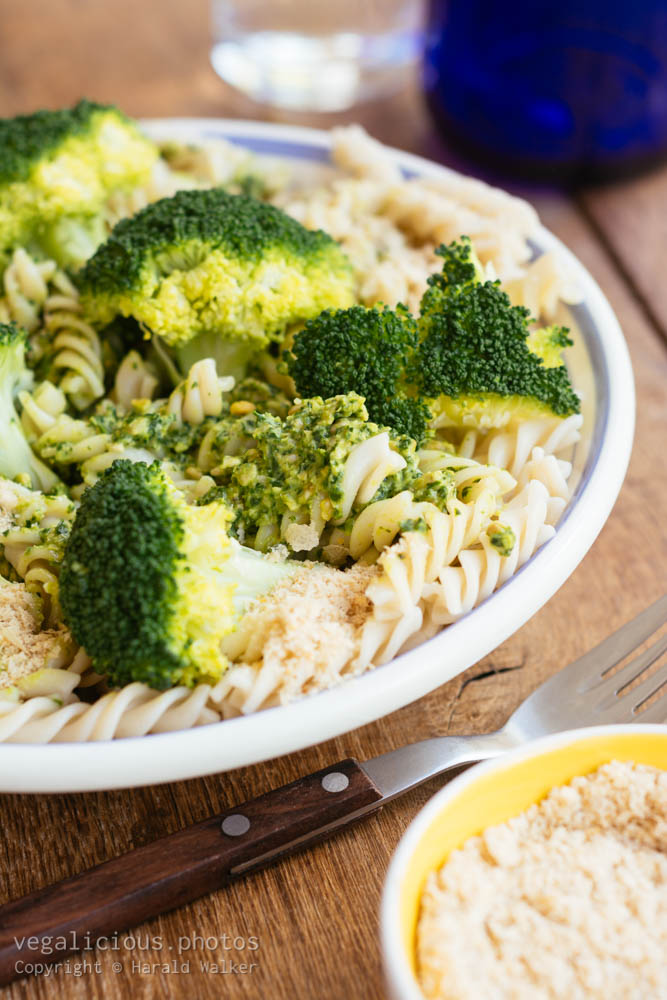 Stock photo of Spirielli Pasta with Broccoli and Pesto