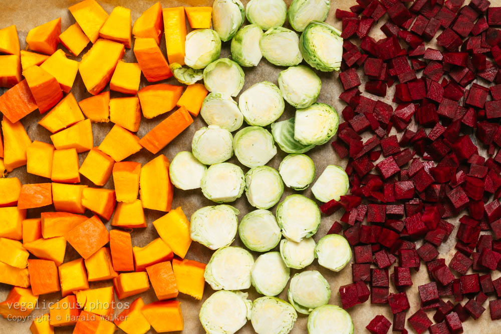 Stock photo of Vegetables on sheet
