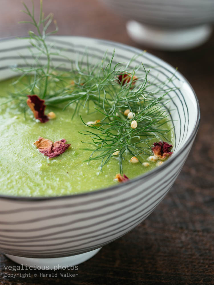 Stock photo of Garden Pea, Fennel and Apple Soup