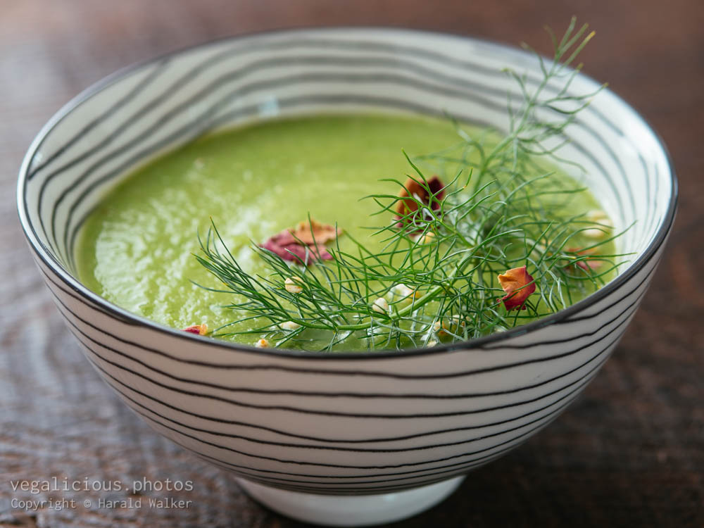 Stock photo of Garden Pea, Fennel and Apple Soup