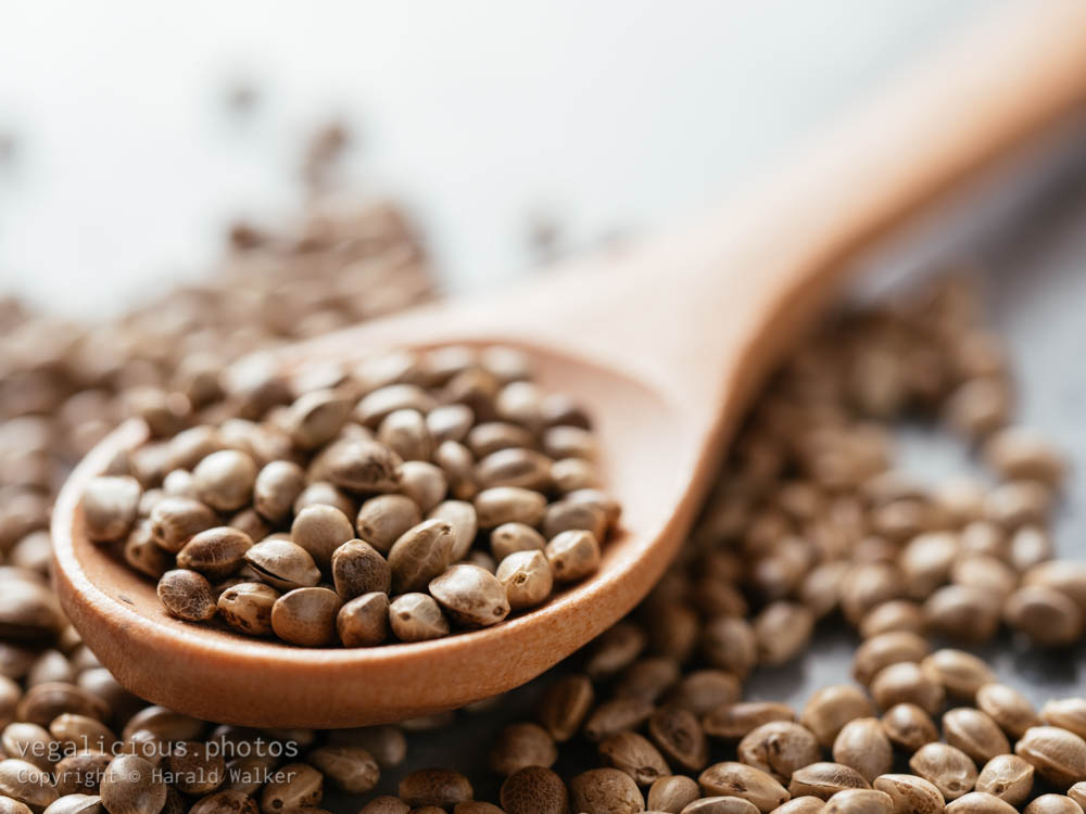 Stock photo of Hemp seeds