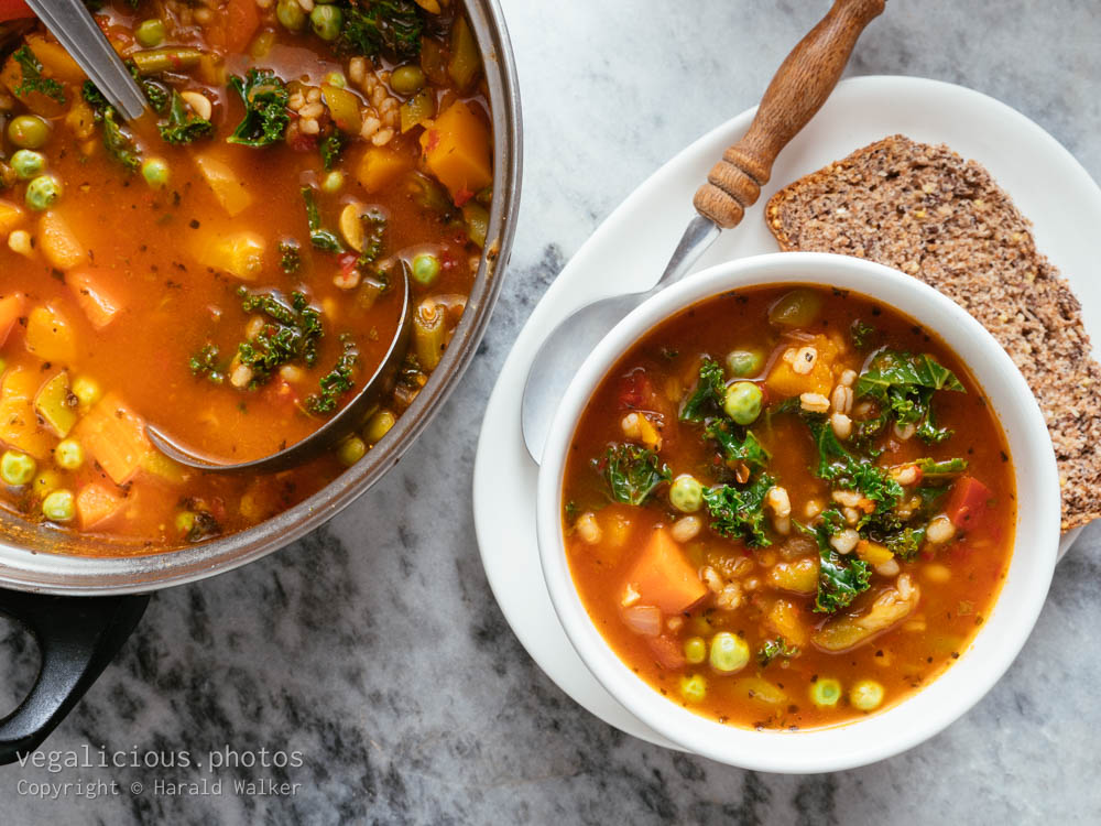 Stock photo of Italian Winter Minestrone Soup