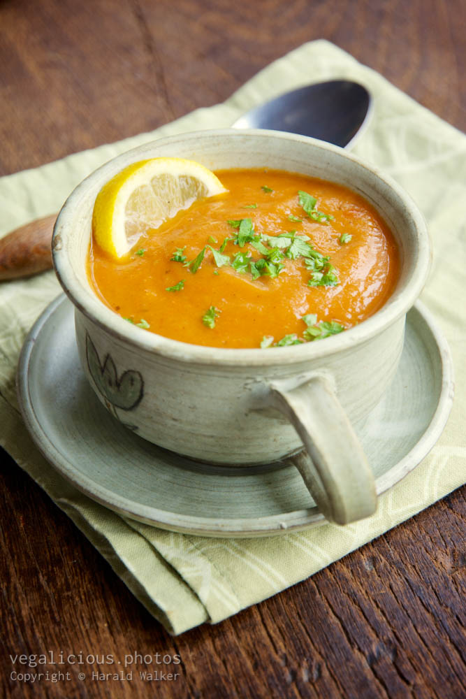Stock photo of Spicy Parsnip and Tomato Soup
