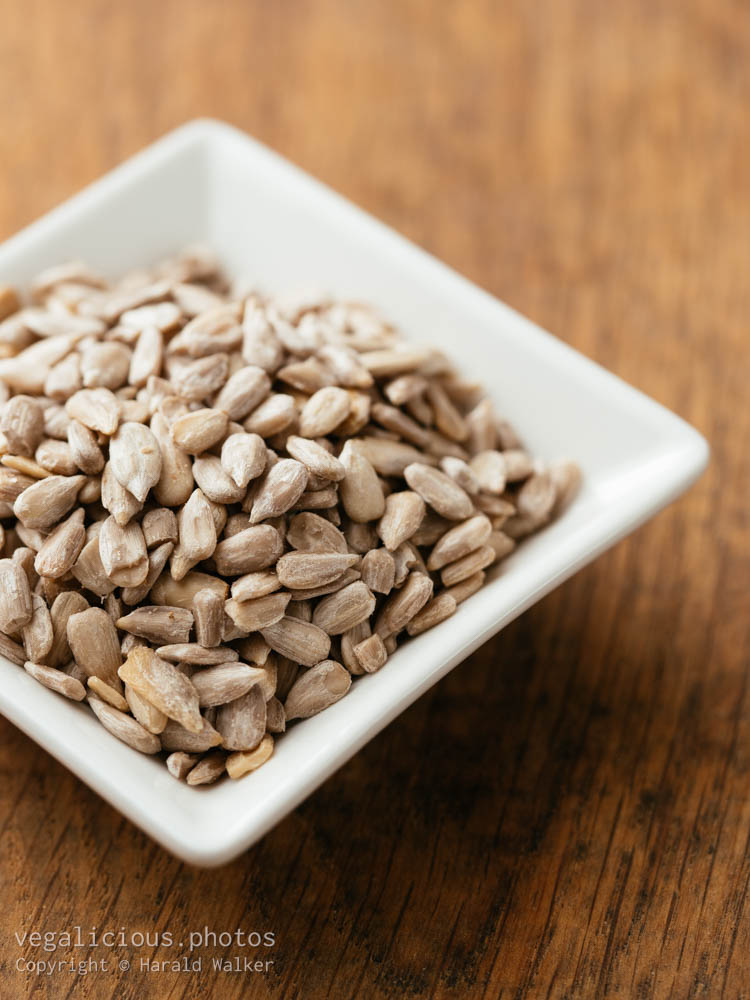 Stock photo of Hulled sunflower seeds