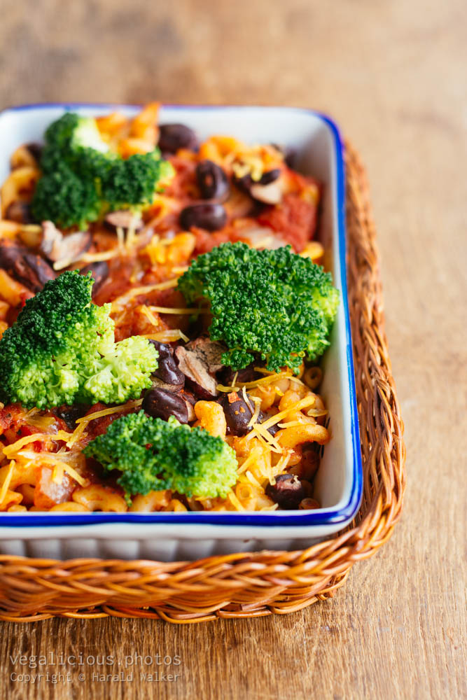 Stock photo of Macaroni Broccoli Casserole (vegan)