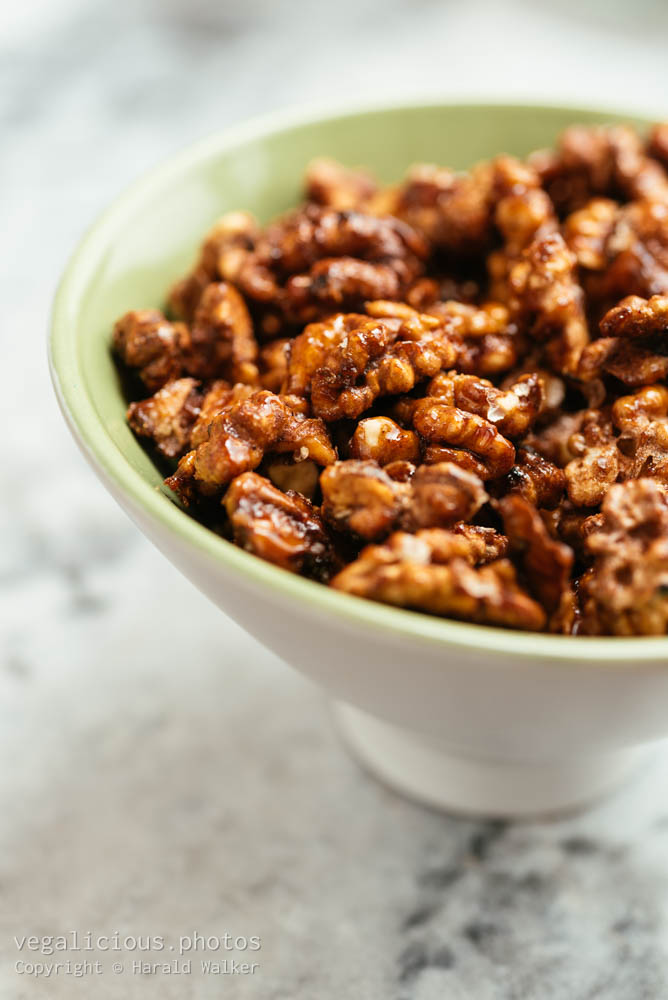 Stock photo of Spicy Candied Walnuts