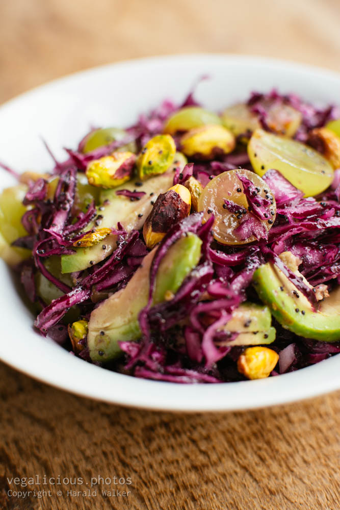 Stock photo of Red cabbage salad