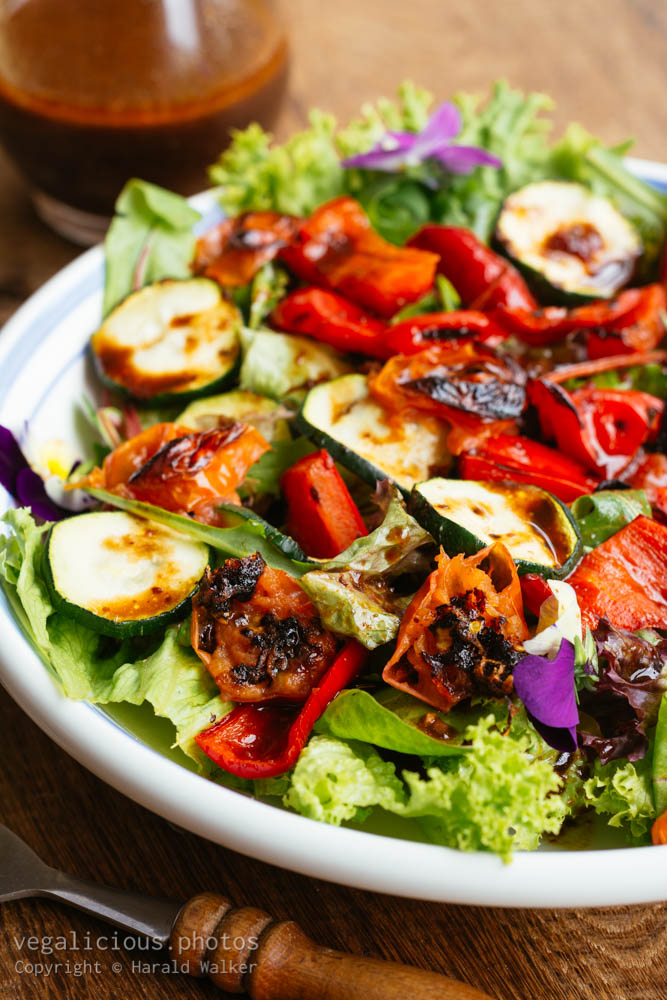 Stock photo of Roasted vegetables salad