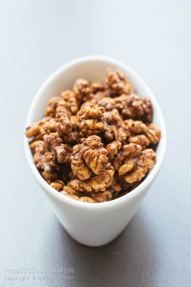 Stock photo of Spicy Walnuts