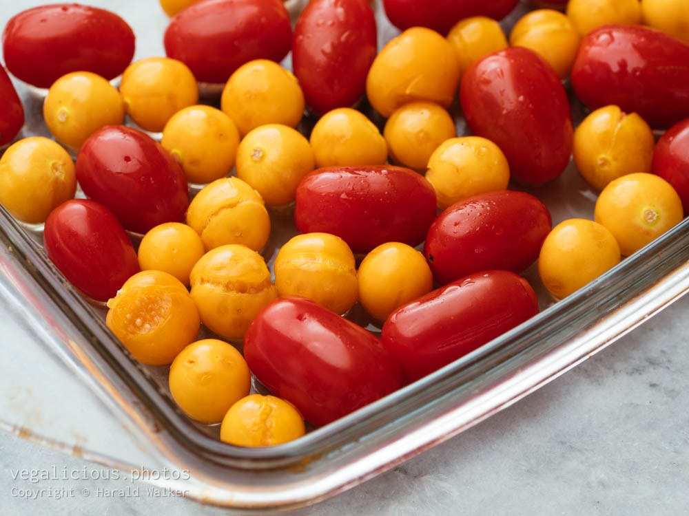 Stock photo of Cherry tomatoes and physalis