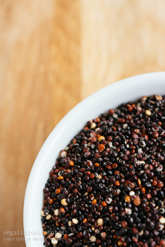 Stock photo of Black quinoa