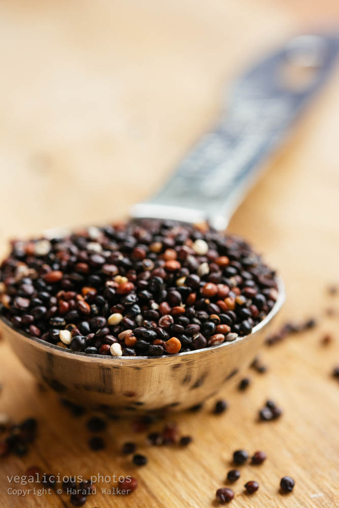 Stock photo of Teaspoon of quinoa