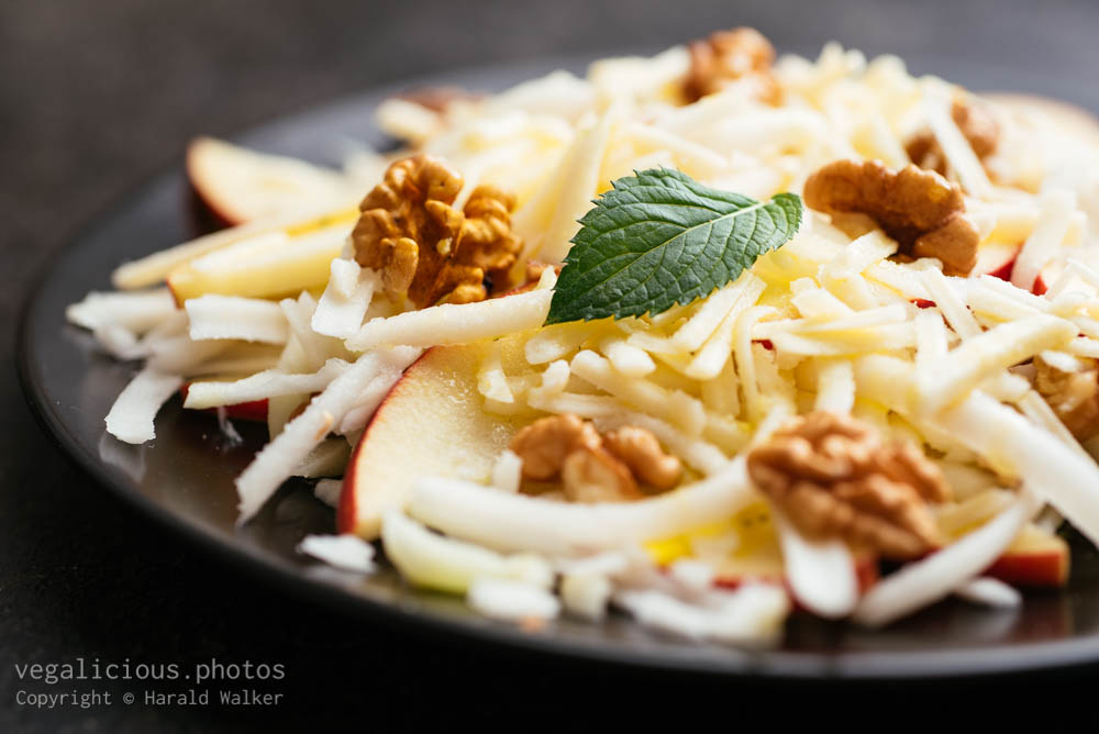 Stock photo of Kohlrabi Apple Salad