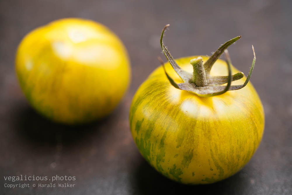 Stock photo of Tigerella tomato