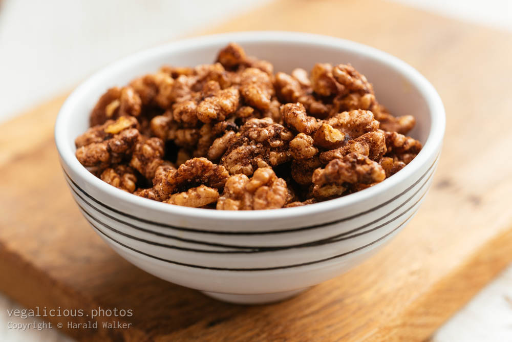 Stock photo of Spicy walnuts