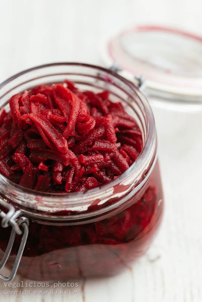 Stock photo of Shoestring beets