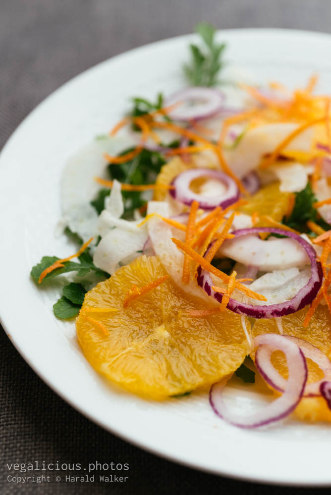 Stock photo of Fennel, Orange Salad with Arugula