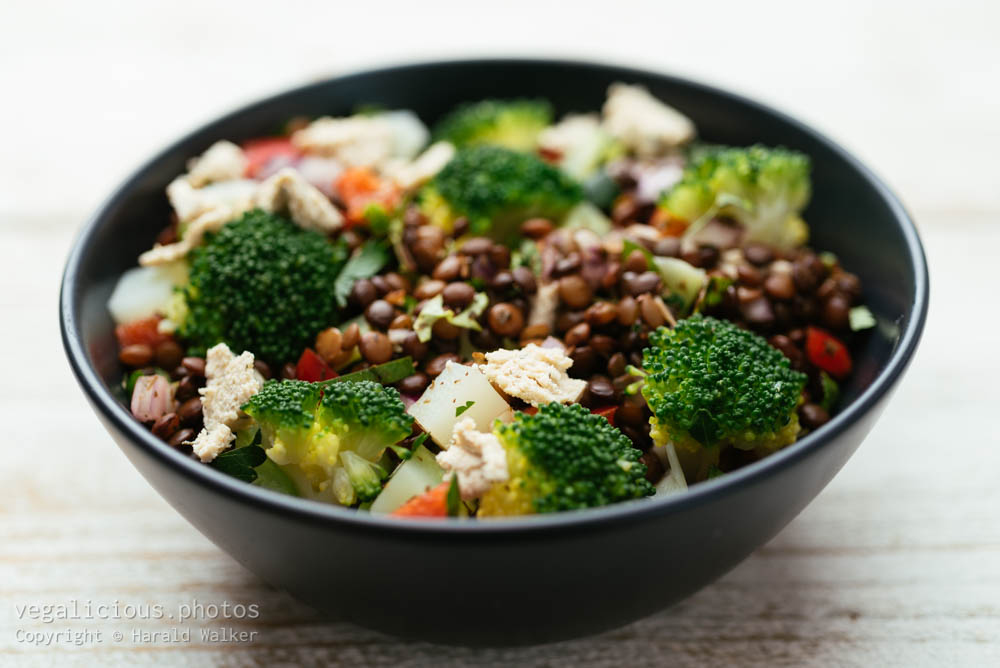 Stock photo of Lentil Broccoli Salad