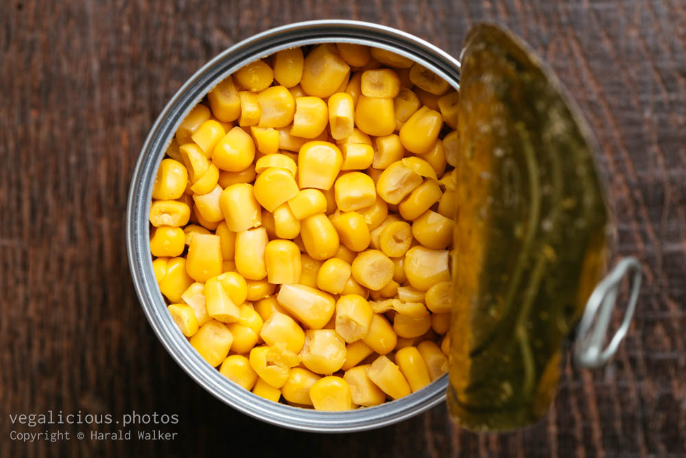 Stock photo of Can of corn