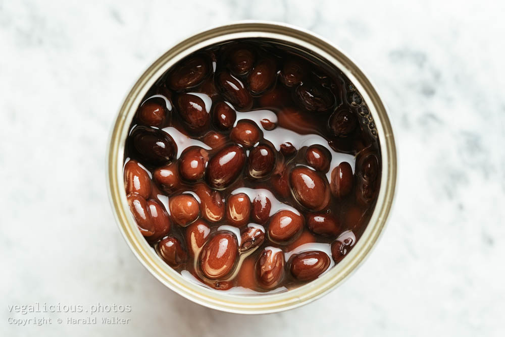 Stock photo of Canned black beans