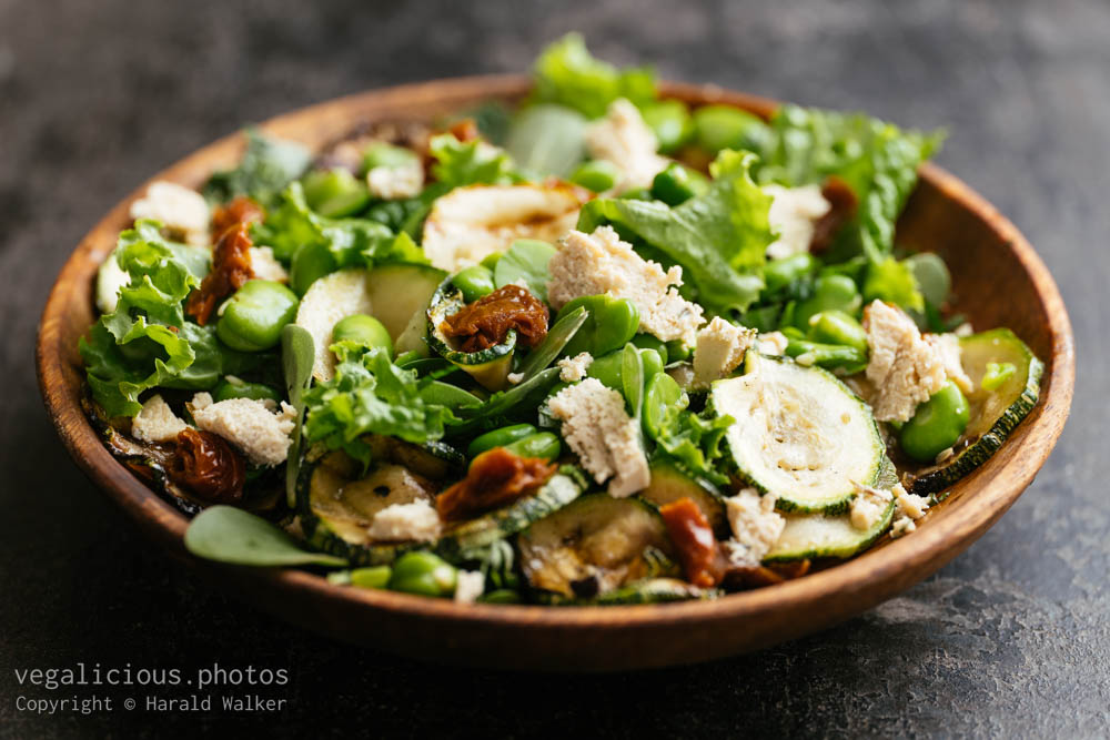 Stock photo of Summer fava bean salad