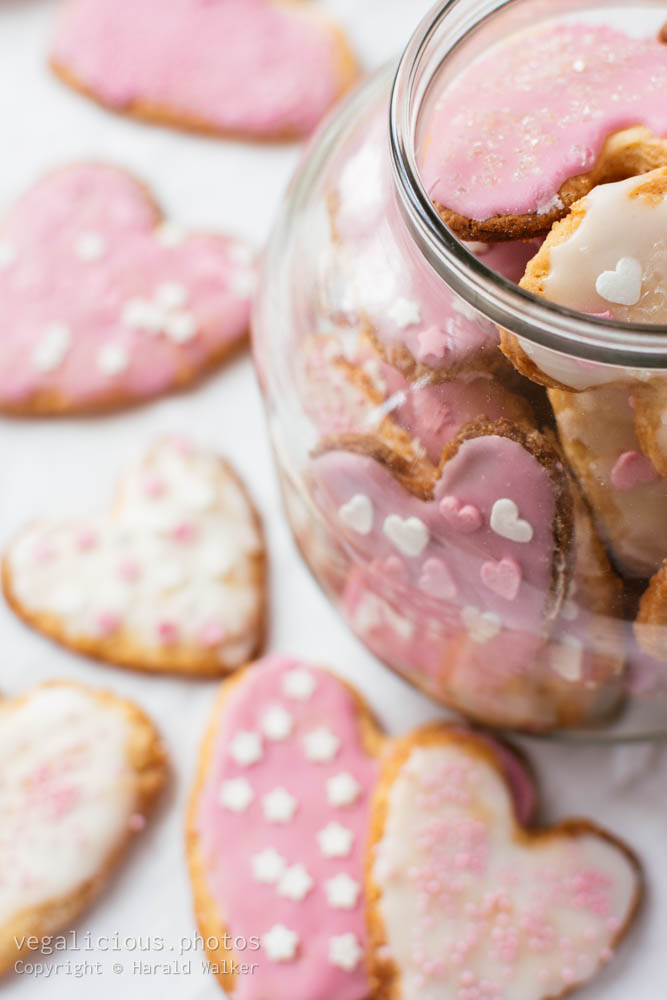 Stock photo of Cookie jar with sugar cookies