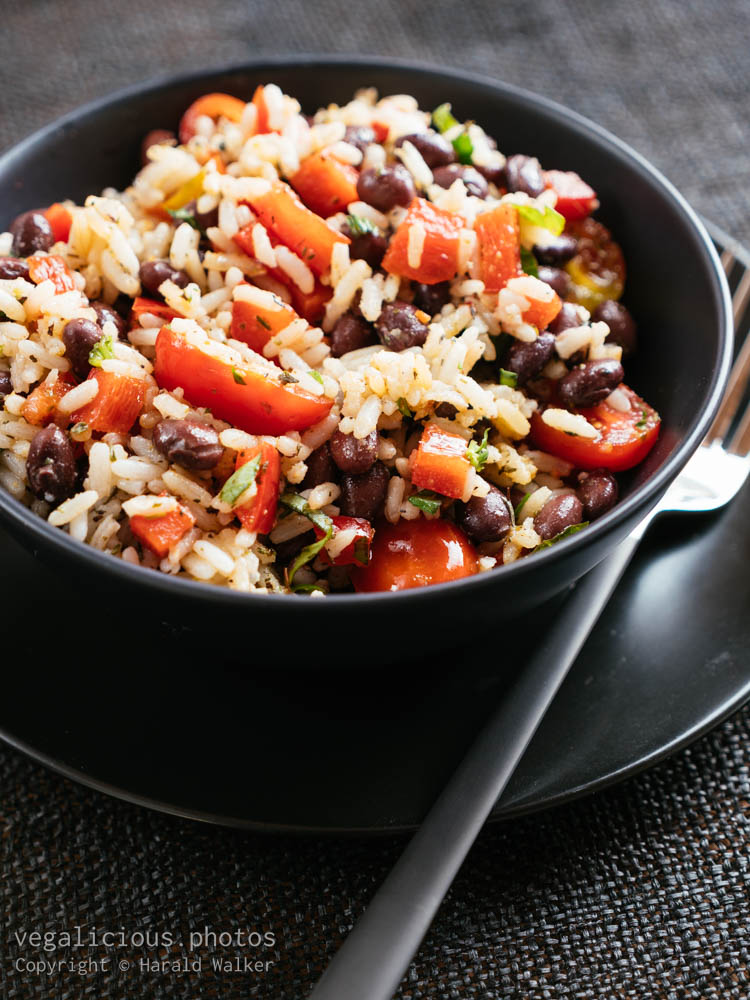 Stock photo of Rice and Black Bean Salad