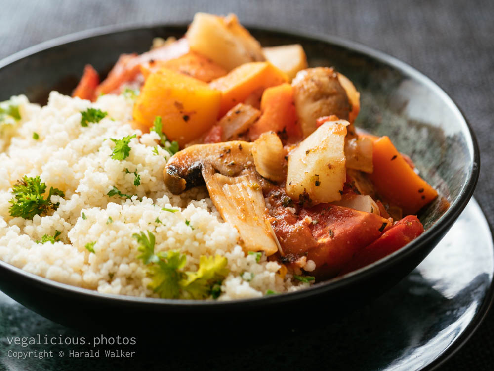 Stock photo of Vegetable Ragu with Herbed Couscous