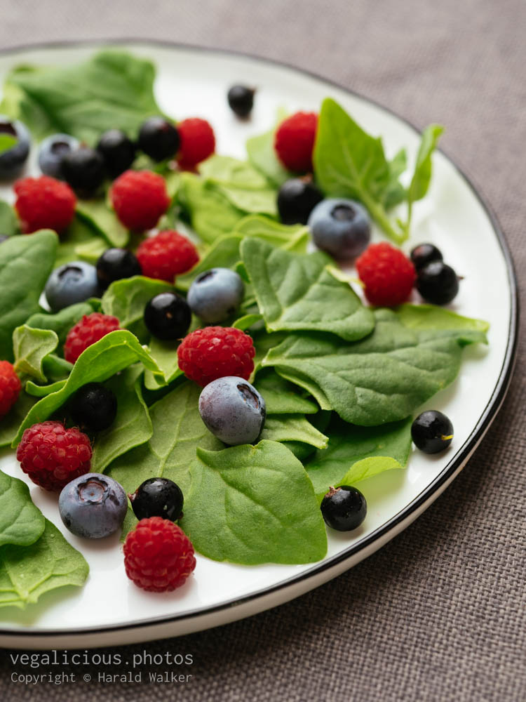 Stock photo of Spinach and Berry Salad