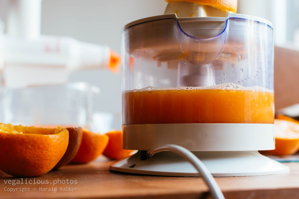 Stock photo of Citrus Juicer with oranges