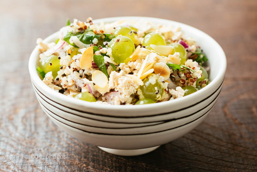 Stock photo of Grape and Quinoa Salad with Tofu Feta