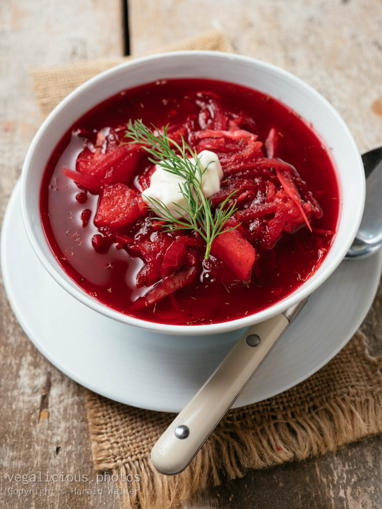 Stock photo of Vegan Borscht Soup
